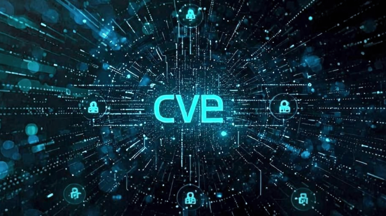 Illustration af cyberangreb, hvor hackere udnytter kendte CVE-sårbarheder i virksomheders IT-systemer